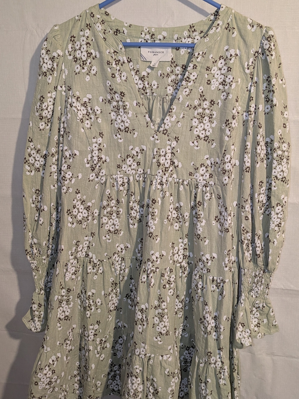 Pomander Place Green Floral Ditsy Kenzo Dress